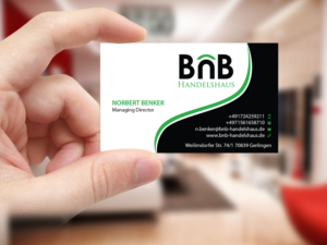 Business Card Design by Creations Box 2015 for BnB Handelshaus | Design: #13302336
