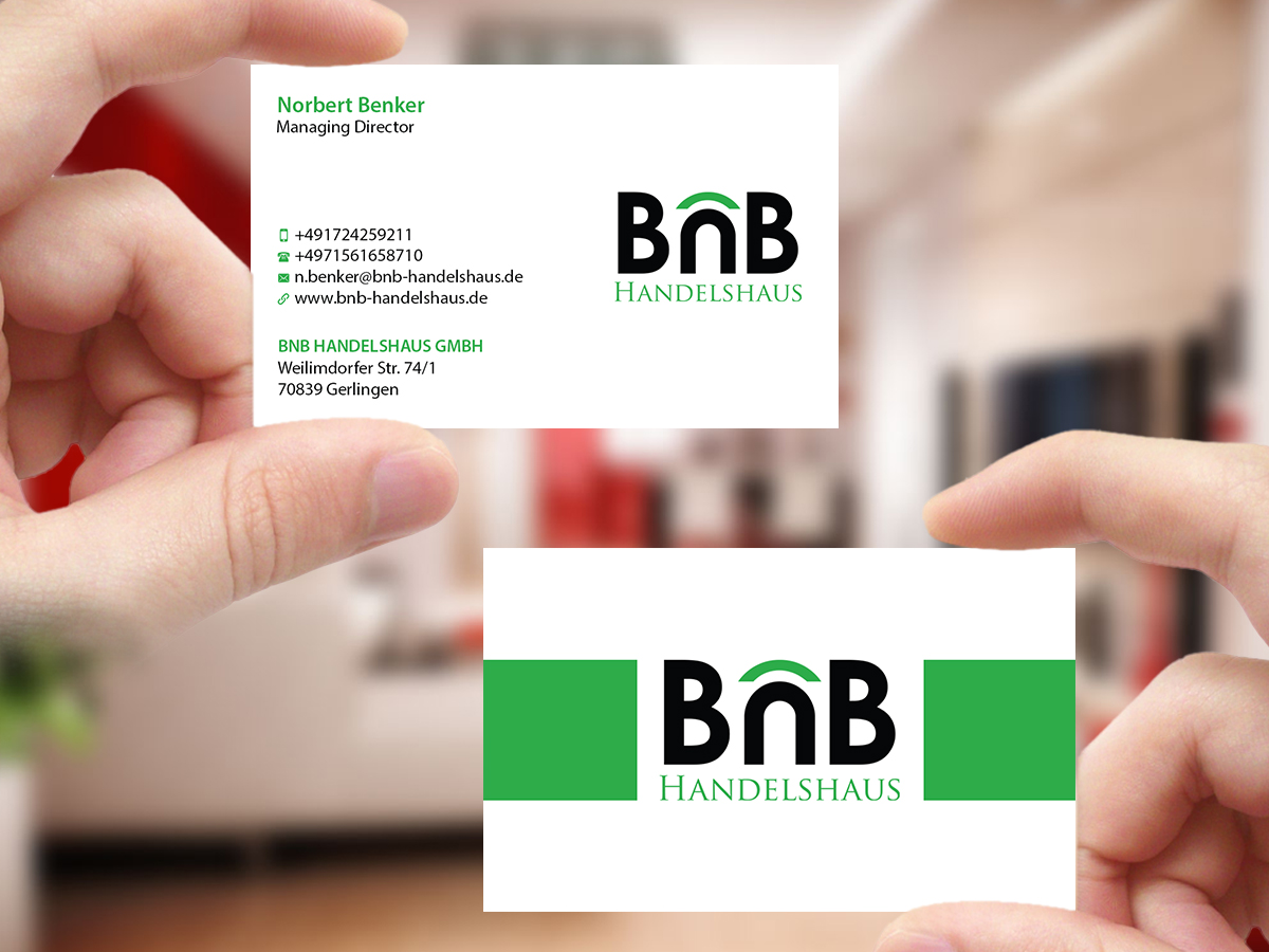 Visitenkarten-Design von Creations Box 2015 für BnB Handelshaus | Design #13302348