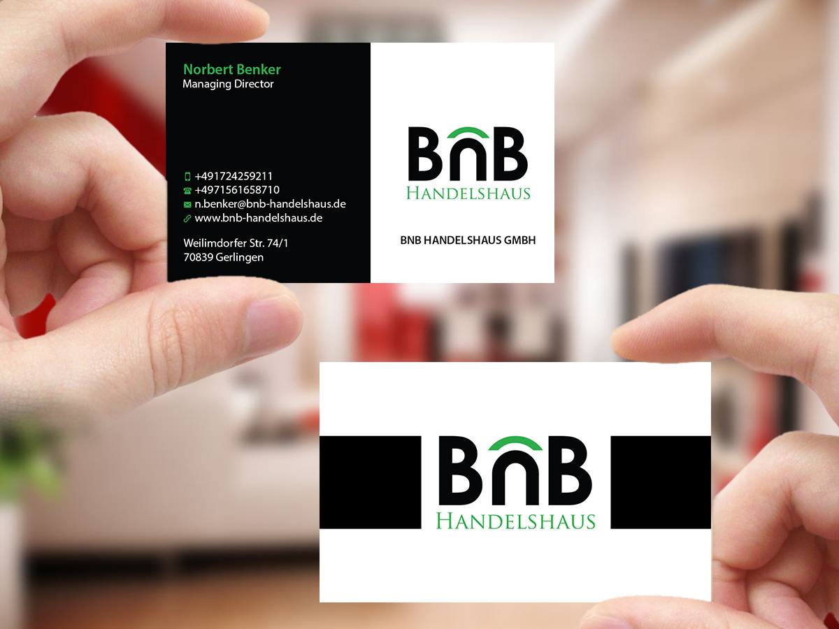 Business Card Design by Creations Box 2015 for BnB Handelshaus | Design #13302351