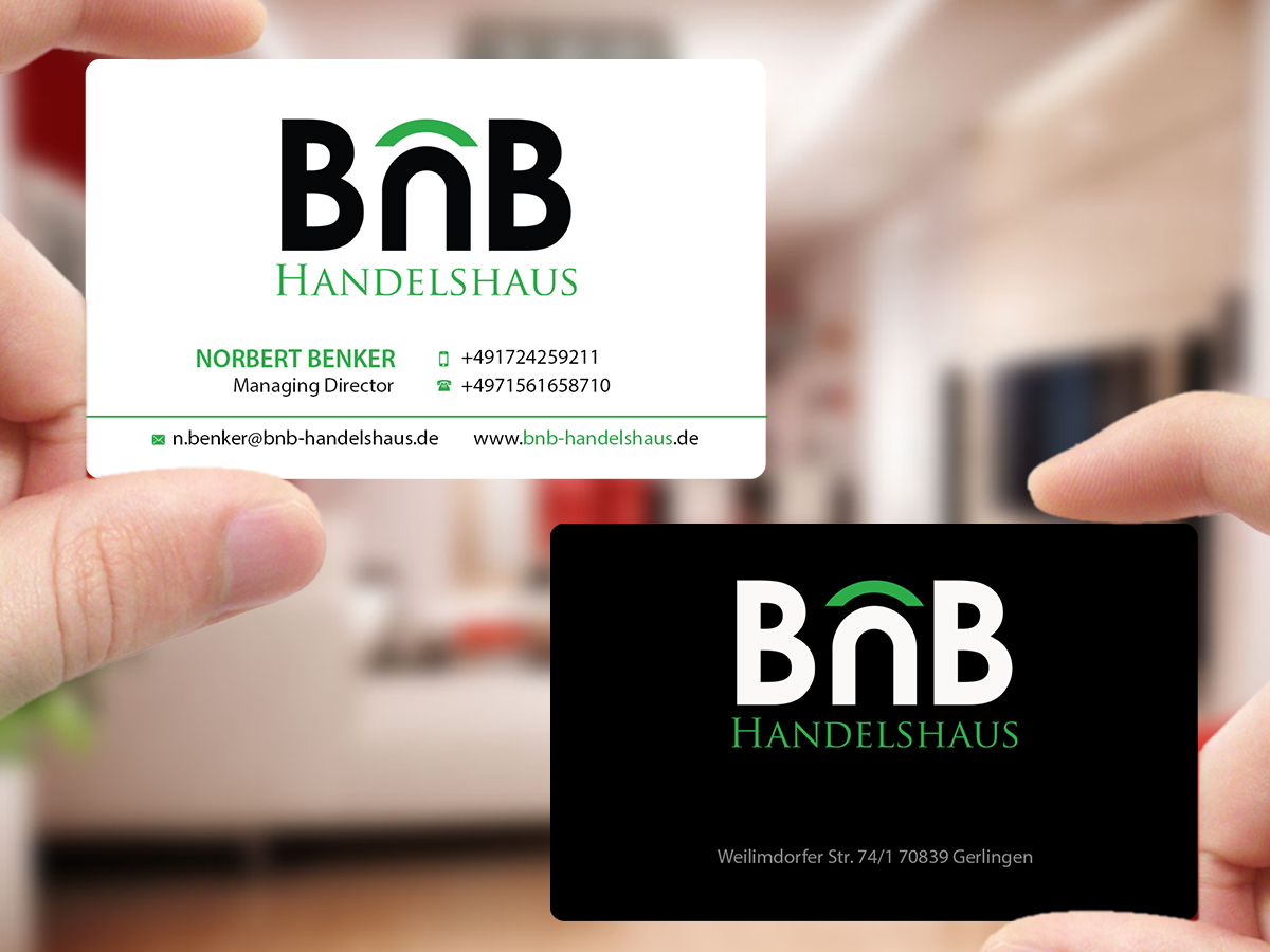 Business Card Design by Creations Box 2015 for BnB Handelshaus | Design #13302553