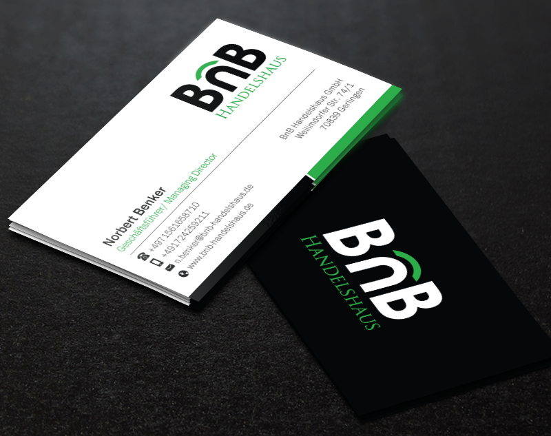 Business Card Design by Brand aid for BnB Handelshaus | Design #13295970
