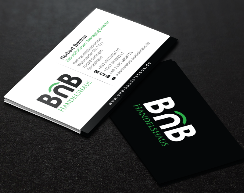 Business Card Design by Brand aid for BnB Handelshaus | Design #13306698