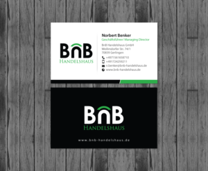 Business Card Design by chandrayaan.creative for BnB Handelshaus | Design: #13232356