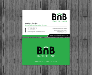 Business Card Design by chandrayaan.creative for BnB Handelshaus | Design: #13232382