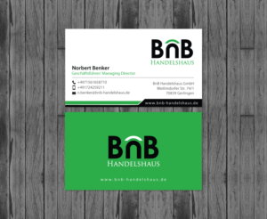 Business Card Design by chandrayaan.creative for BnB Handelshaus | Design #13232384