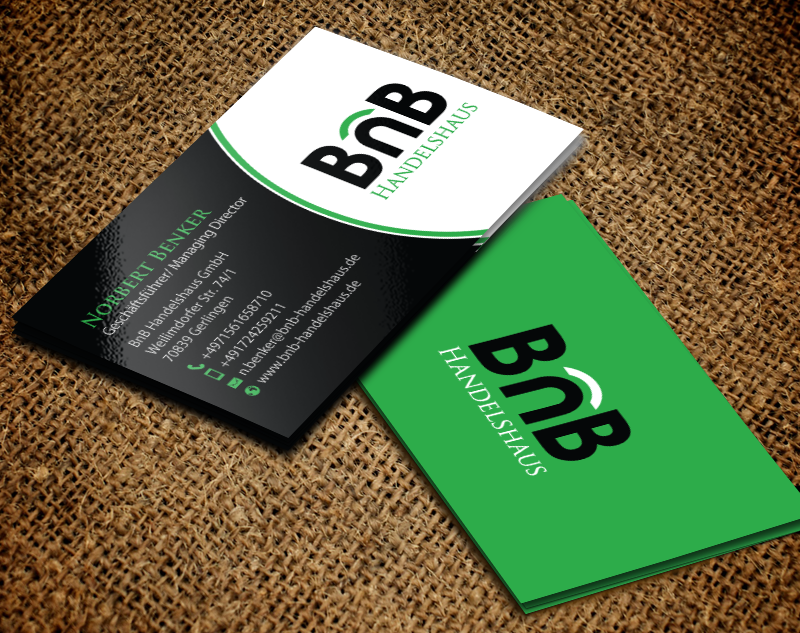 Visitenkarten-Design von chandrayaan.creative für BnB Handelshaus | Design #13233415
