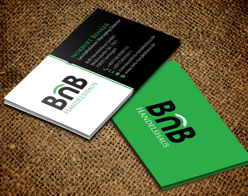 Visitenkarten-Design von chandrayaan.creative für BnB Handelshaus | Design #13233416