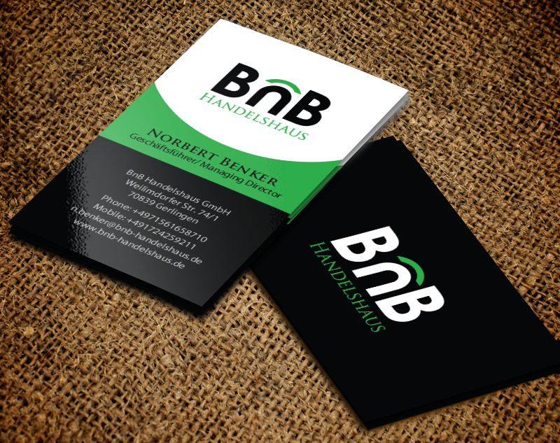Design de Carte de Visite par chandrayaan.creative pour BnB Handelshaus | Design #13233419