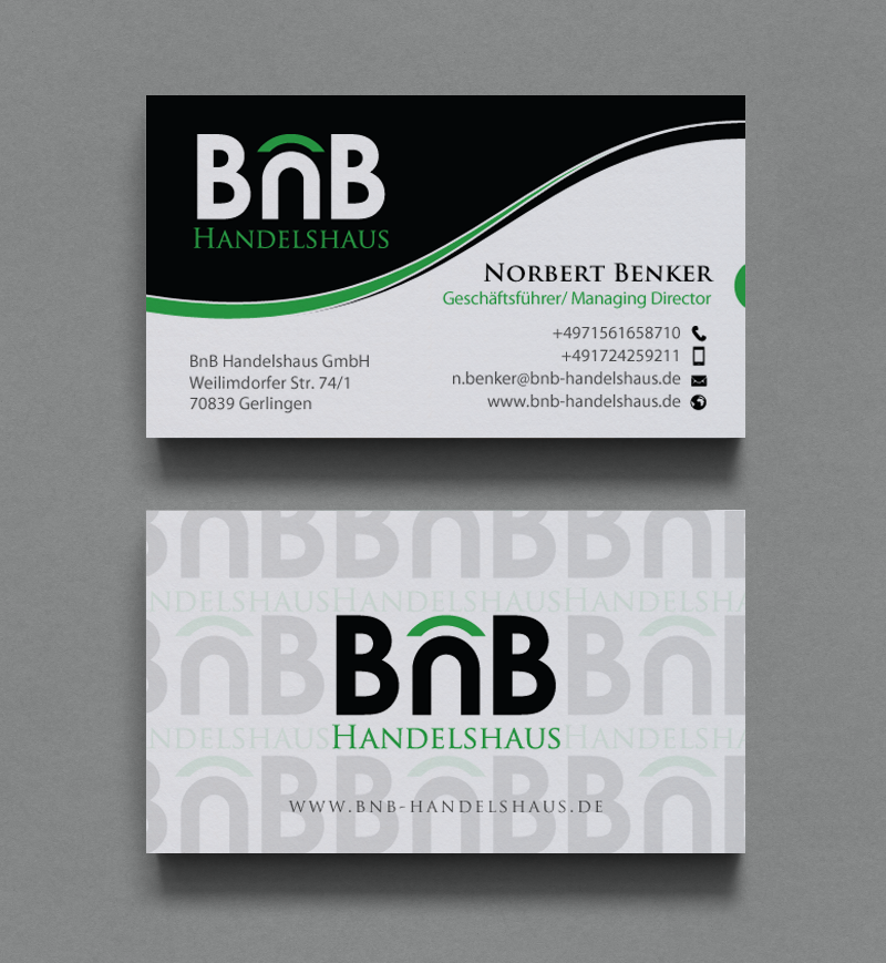 Design de Carte de Visite par chandrayaan.creative pour BnB Handelshaus | Design #13233536