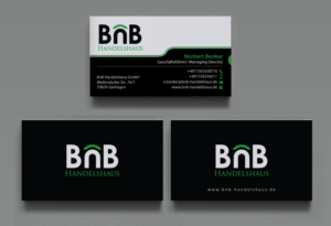 Diseño de Tarjeta de Presentación por chandrayaan.creative para BnB Handelshaus | Diseño: #13296028