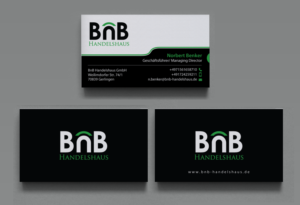 Diseño de Tarjeta de Presentación por chandrayaan.creative para BnB Handelshaus | Diseño: #13296032