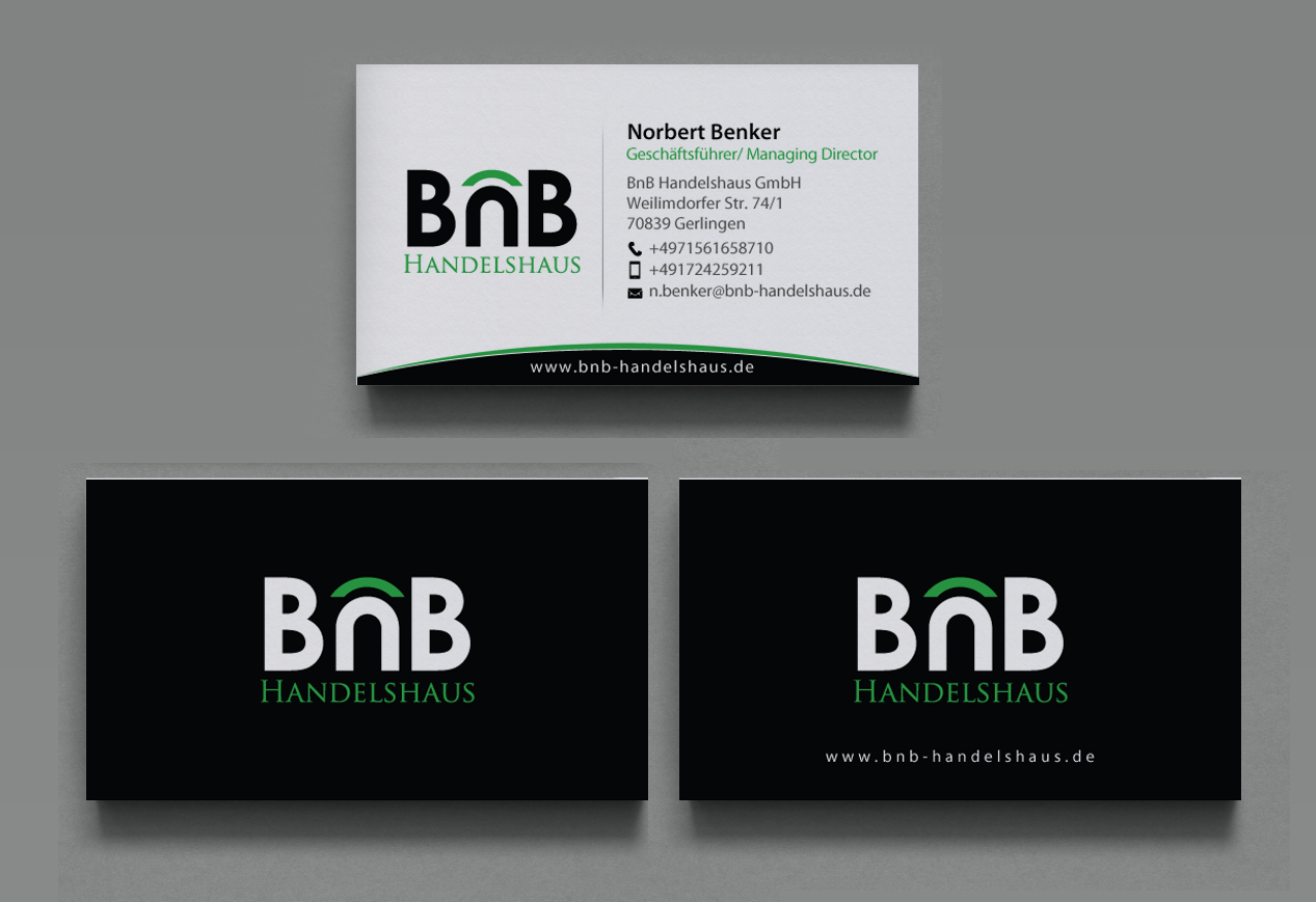 Business Card Design by chandrayaan.creative for BnB Handelshaus | Design #13296037