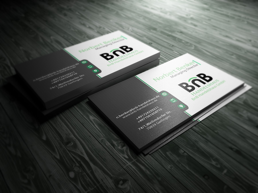 Design de Carte de Visite par shachibelani pour BnB Handelshaus | Design #13247492