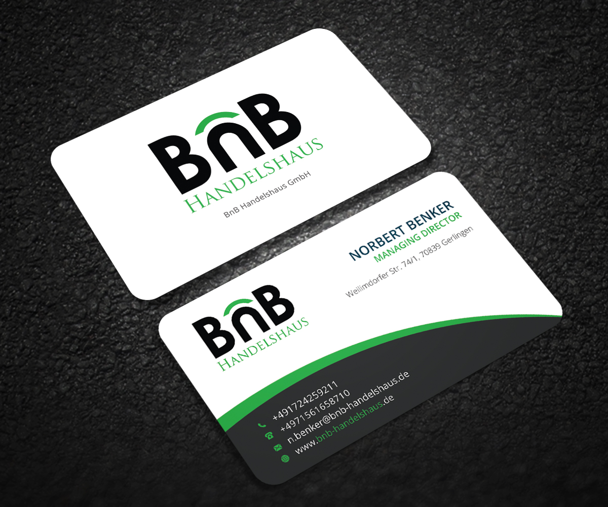 Design de Carte de Visite par Graphic Flame pour BnB Handelshaus | Design #13296172