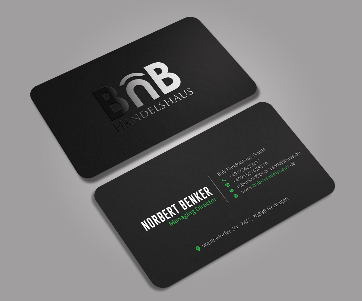 Business Card Design by Graphic Flame for BnB Handelshaus | Design #13296227