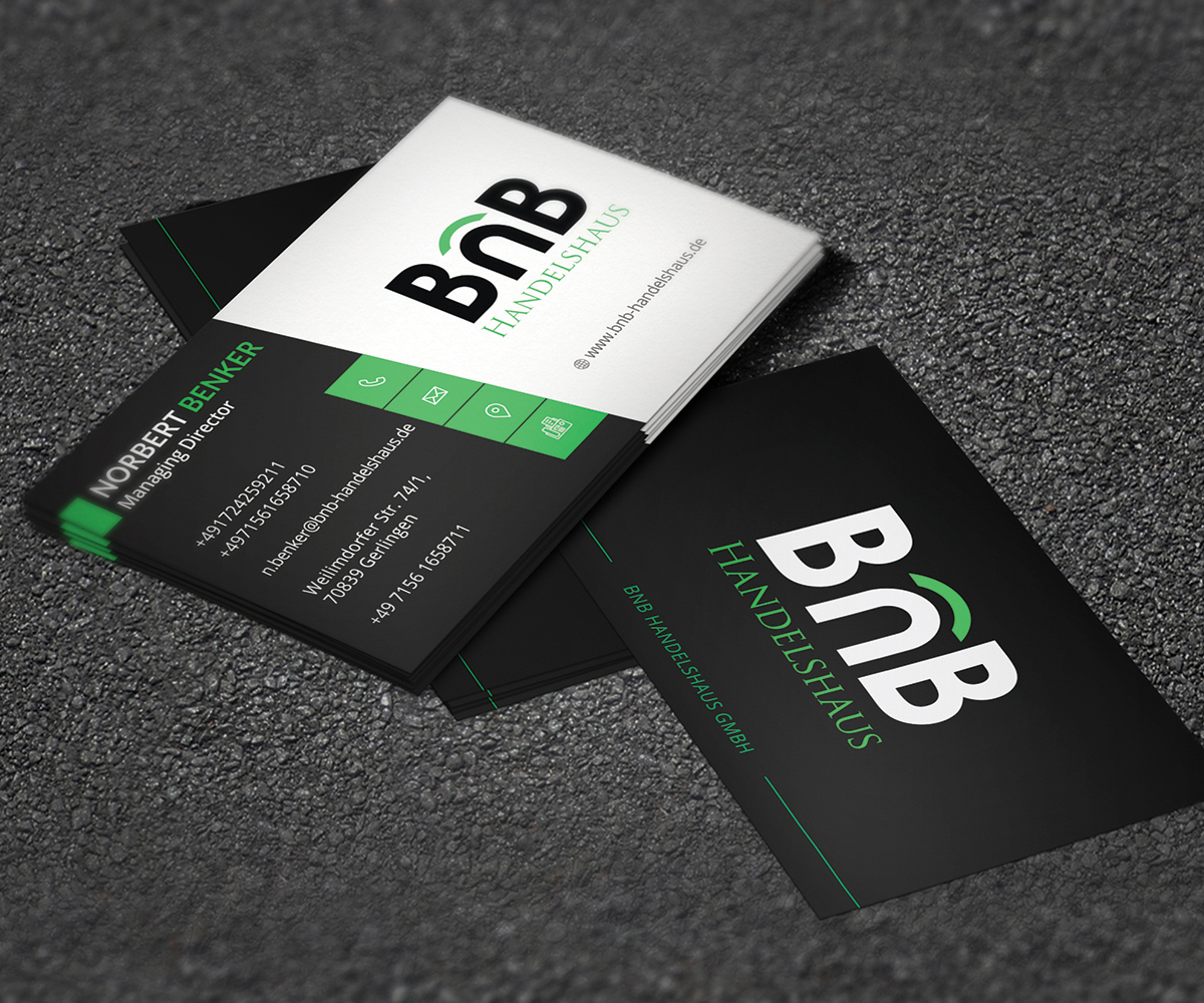 Business Card Design by Graphic Flame for BnB Handelshaus | Design #13305089