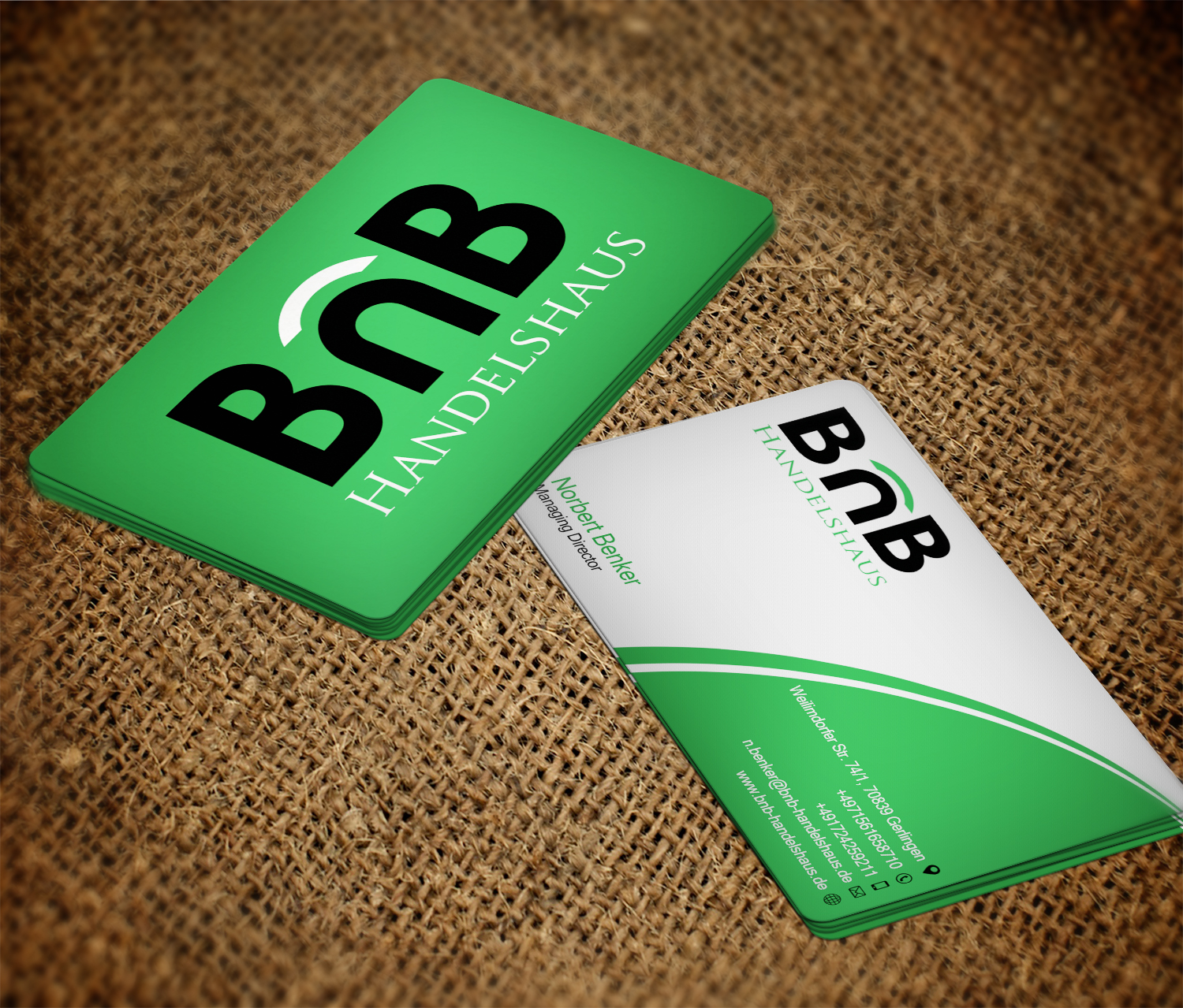 Design de Carte de Visite par Imagine Box pour BnB Handelshaus | Design #13244989