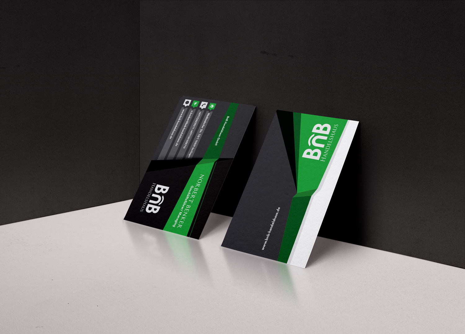 Business Card Design by Cchulo Creative Studio for BnB Handelshaus | Design #13224825