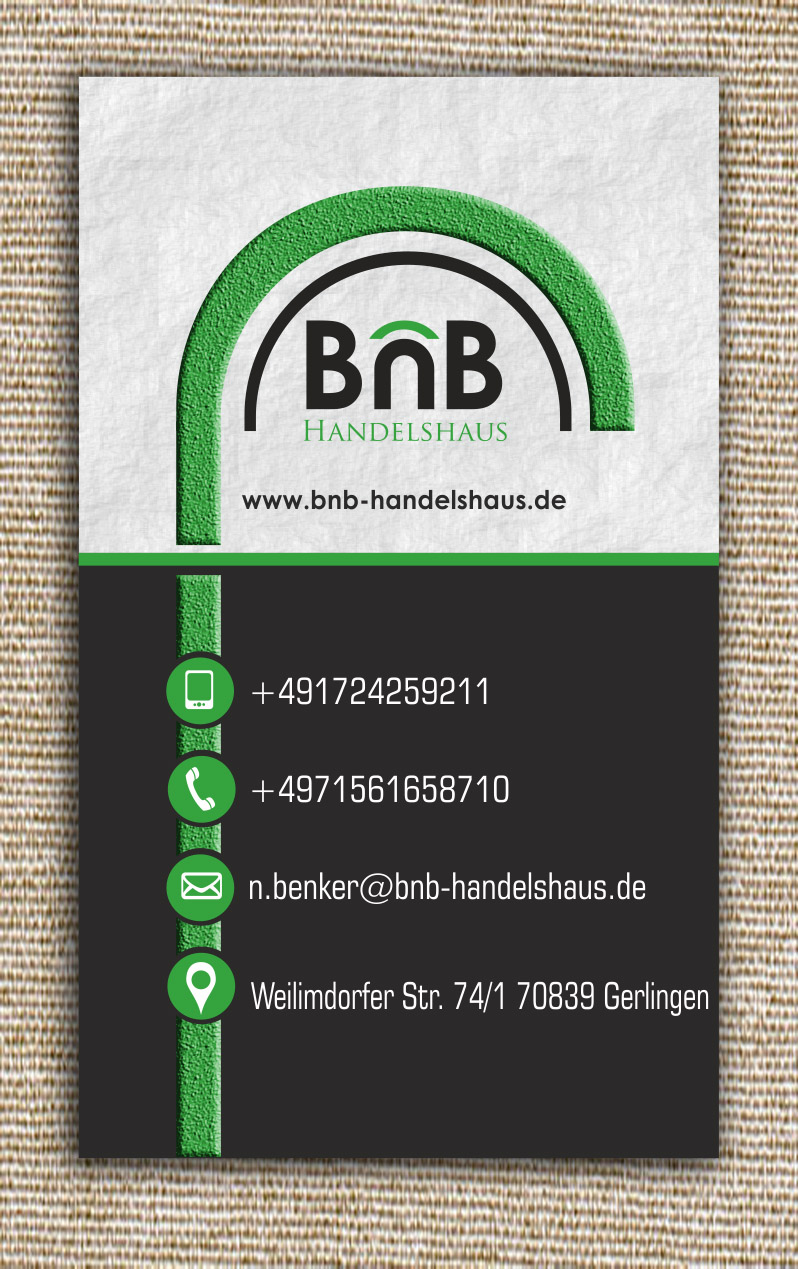 Design de Carte de Visite par IneseRo pour BnB Handelshaus | Design #13225019