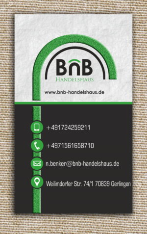 Business Card Design by IneseRo for BnB Handelshaus | Design #13225019