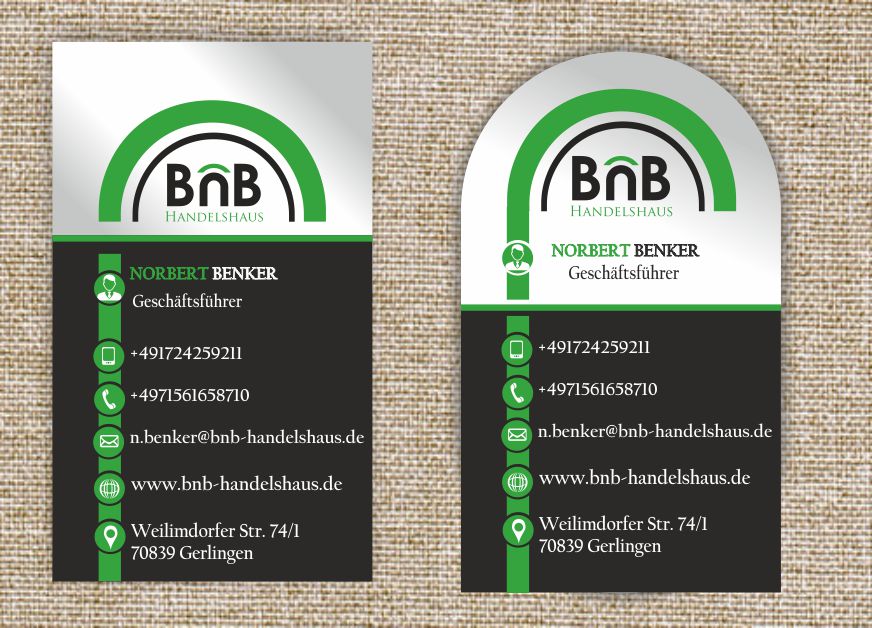 Business Card Design by IneseRo for BnB Handelshaus | Design #13231144