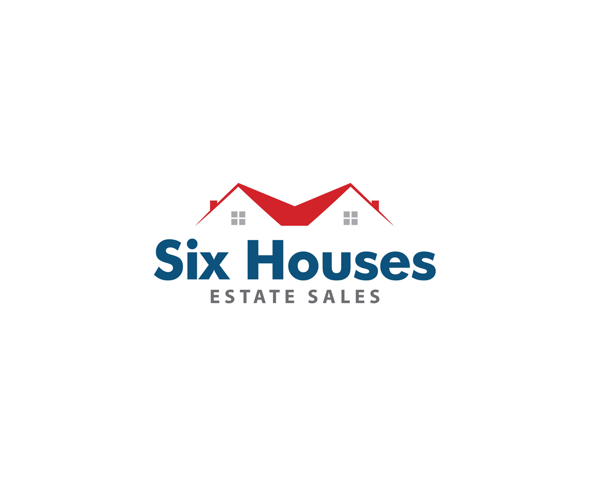 Logo Design by KabhTech Studio for Six Houses Estate Sales | Design #13241571