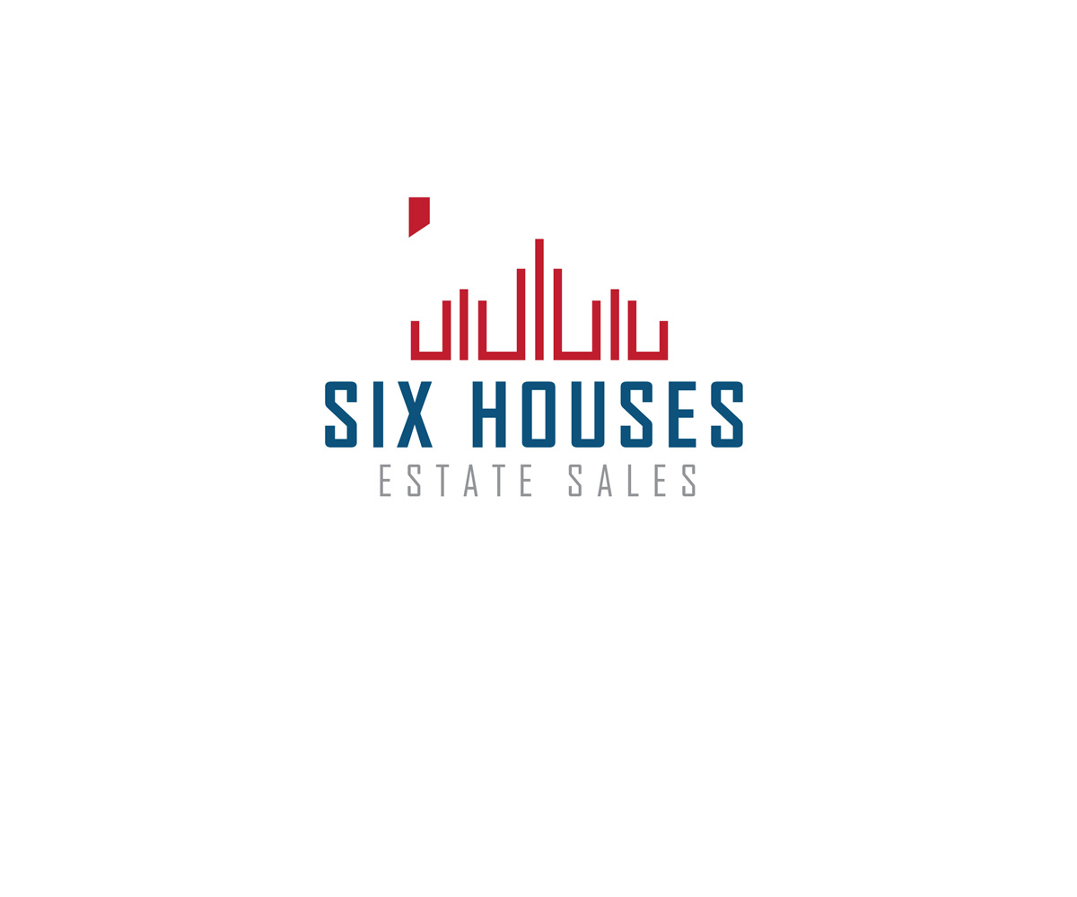 Logo Design by KabhTech Studio for Six Houses Estate Sales | Design #13241572