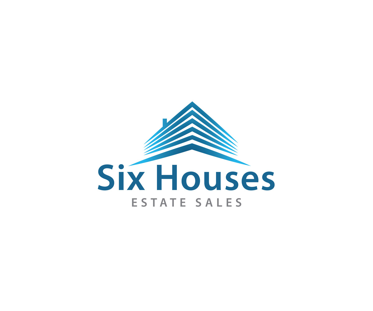 Logo Design by KabhTech Studio for Six Houses Estate Sales | Design #13241578