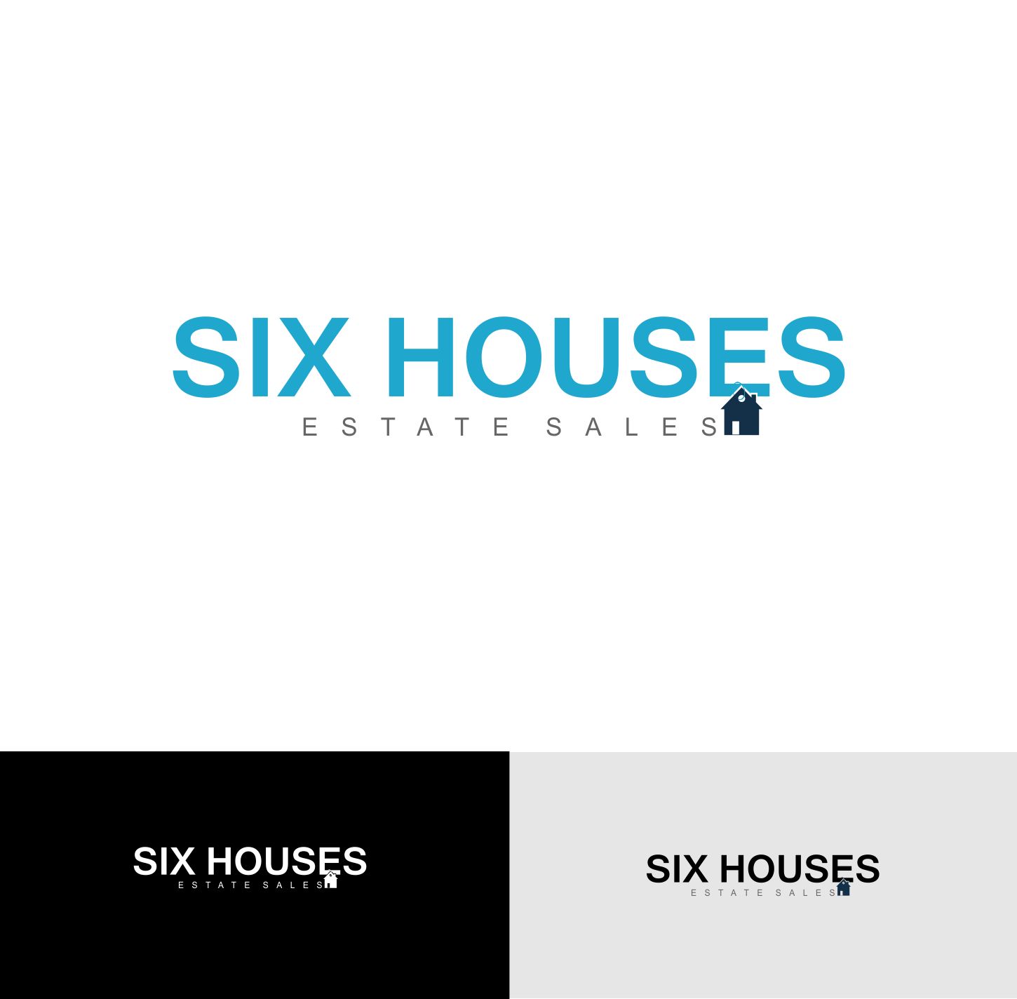 Logo Design by sairex07312012 for Six Houses Estate Sales | Design #13254771