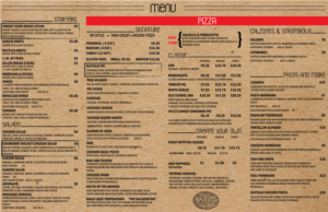Menu Design by Parul for Pizza Works | Design: #13264747