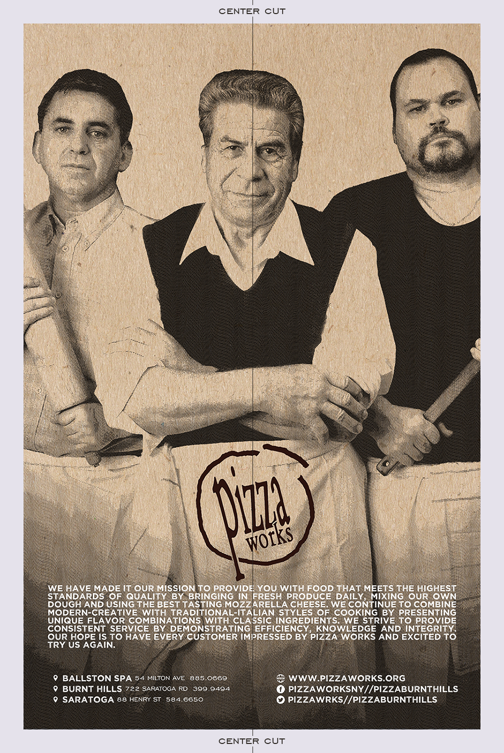 Design de Menu par mrmrnjr pour Pizza Works | Design #13272621