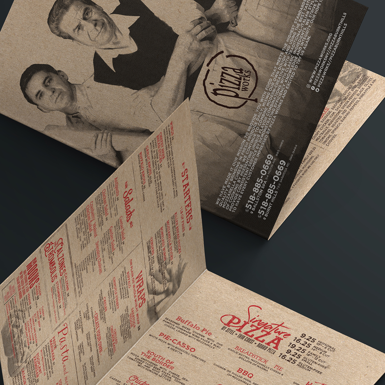 Design de Menu par mrmrnjr pour Pizza Works | Design #13295467