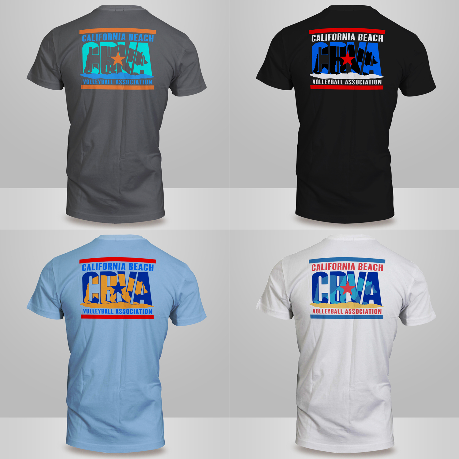 T-shirt Design by Kero for California Beach Volleyball Association | Design #13339854