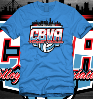 Design de T-shirt par Club Flyer Studios pour California Beach Volleyball Association | Design #13367056