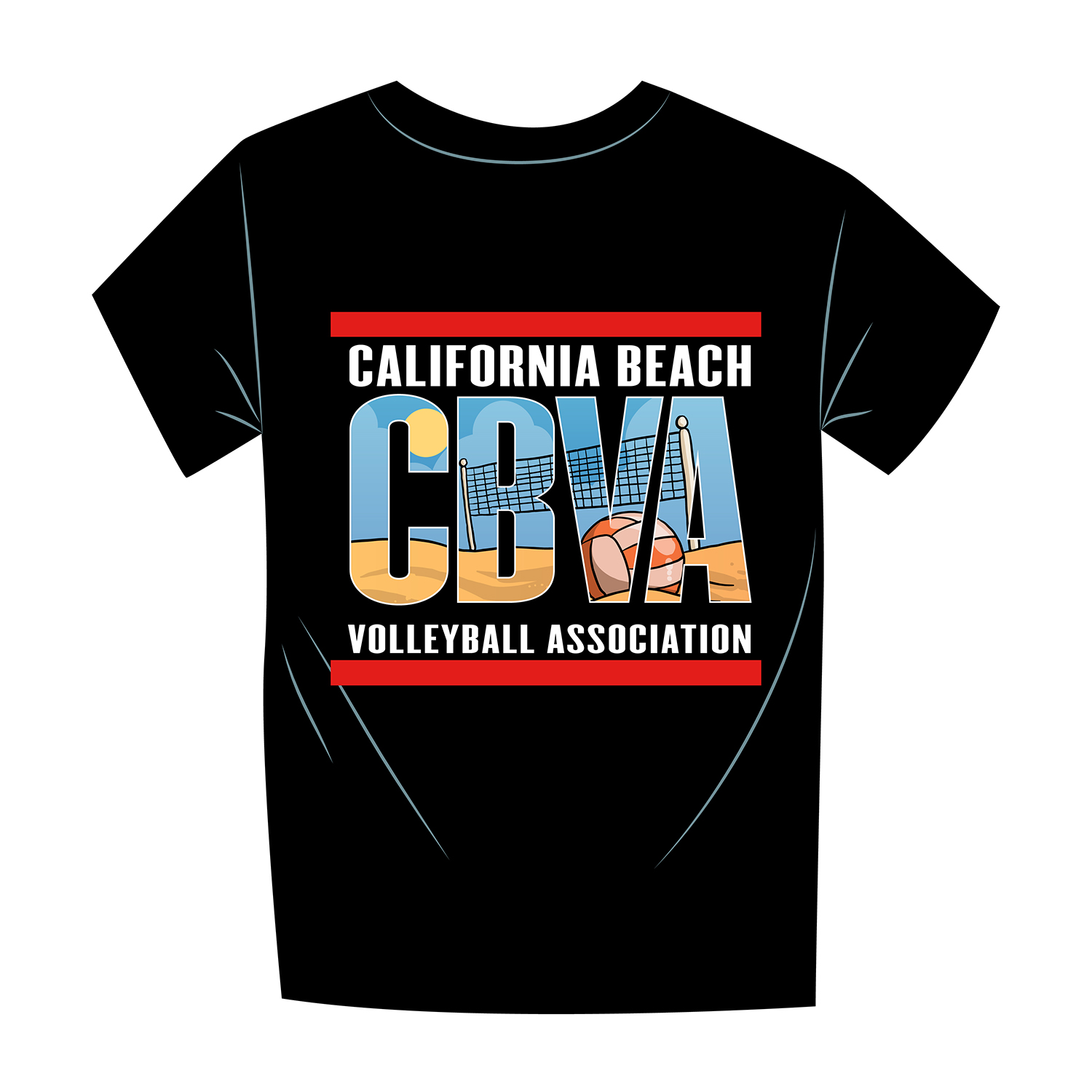 T-shirt Design by rahulparjapati0999 for California Beach Volleyball Association | Design #13271696