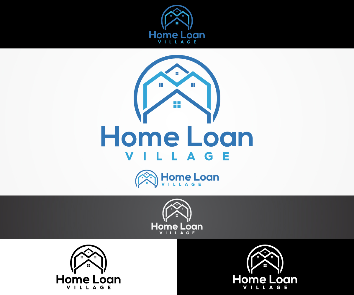 Logo Design by sangeloenriquez for Home Loan Village | Design #13226620