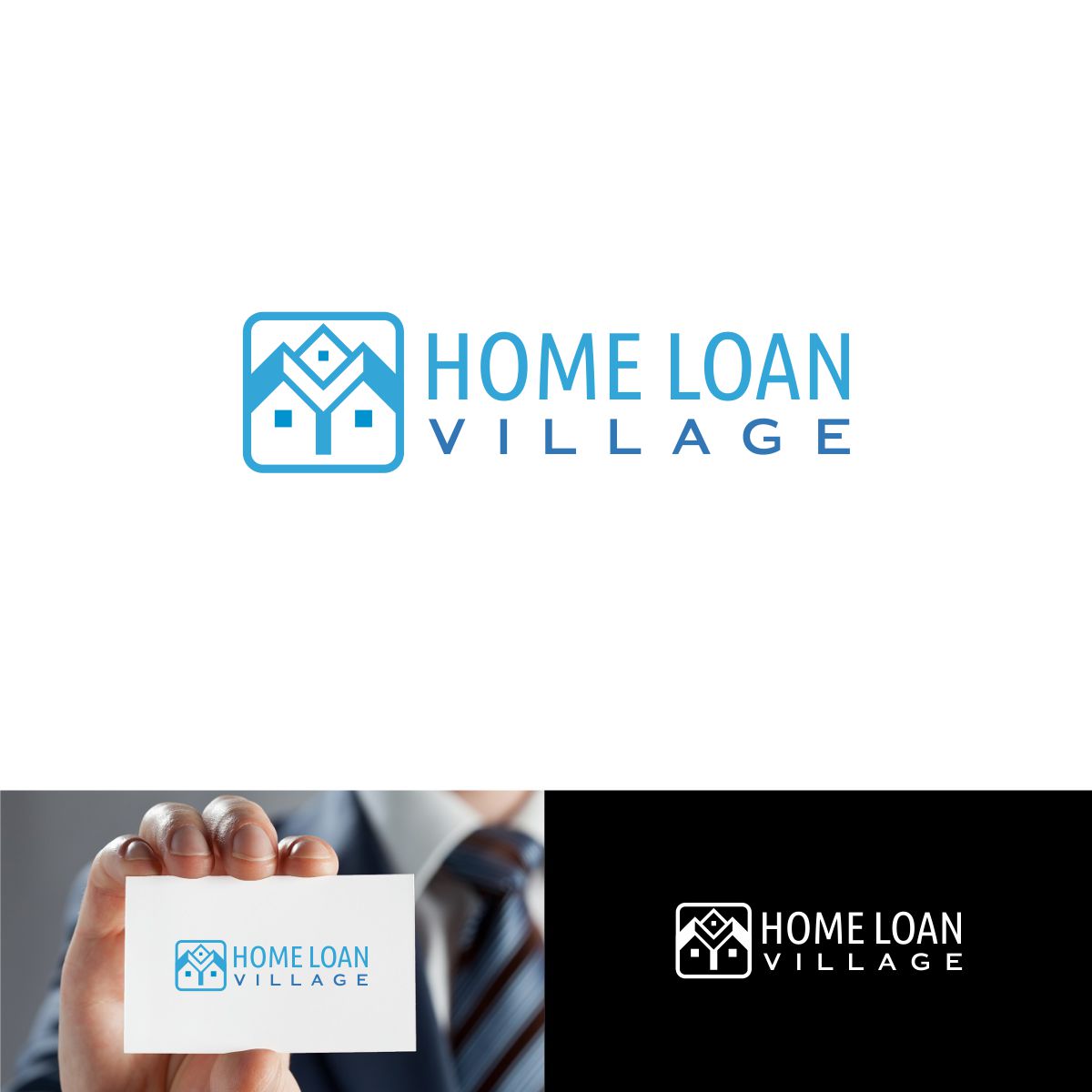 Logo-Design von webeezine für Home Loan Village | Design #13215799