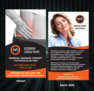 Flyer Design by uk for Acumen Clinical Hypnotherapy | Design #2476051