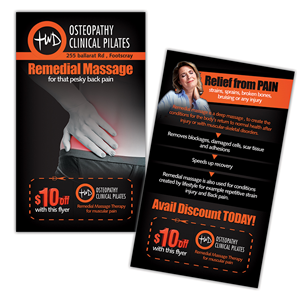 Flyer Design by creationz2011 for Acumen Clinical Hypnotherapy | Design: #2469770