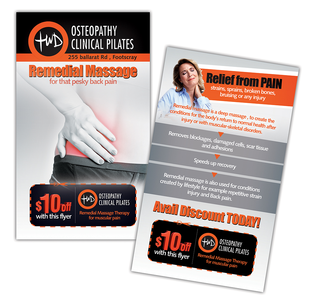 Flyer Design by creationz2011 for Acumen Clinical Hypnotherapy | Design #2477435