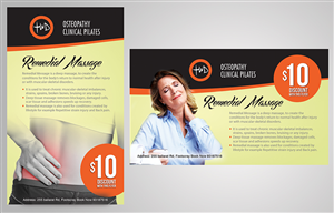 Effectively Manage Muscular Pain /with Remedial Massage  | Flyer Design by IG Creative Solutions