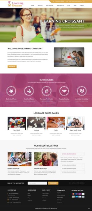 Web-Design von pb für Learningcroissant | Design: #13237427