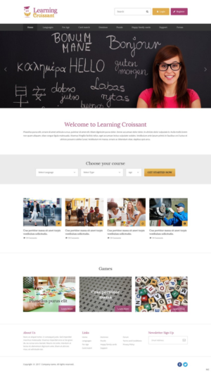 Web-Design von pb für Learningcroissant | Design: #13247254