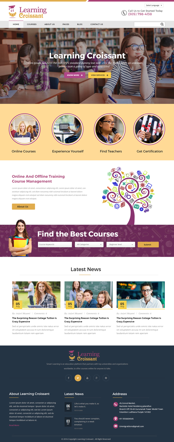 Web-Design von Xclusive Designers für Learningcroissant | Design #13324416