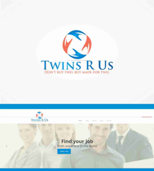 Logo Design by Paulsein for Twins R Us | Design: #13243339