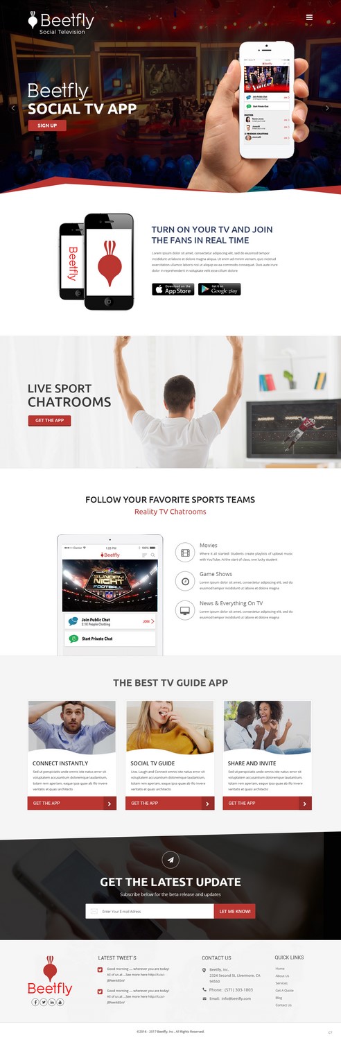 Web Design by pb for Beetfly, Inc. | Design #13340805