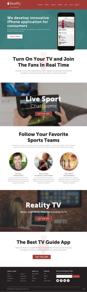 Web Design by pb for Beetfly, Inc. | Design: #13340807