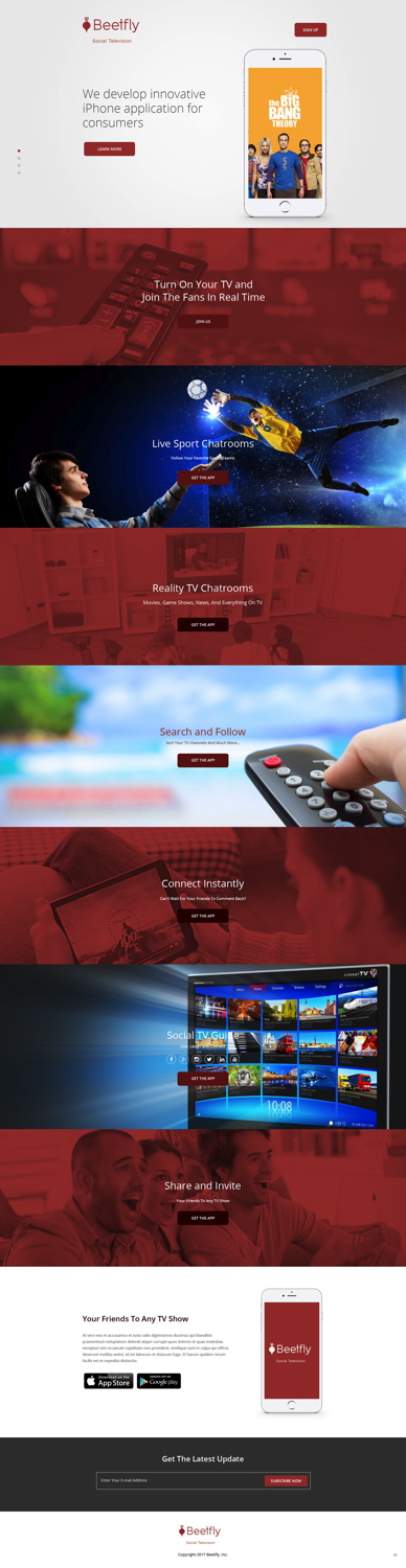 Web Design par pb pour Beetfly, Inc. | Design #13340814