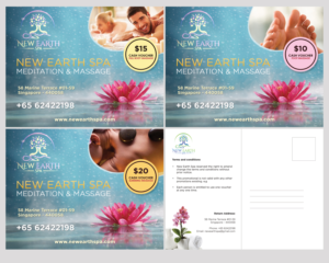Postcard Design by LeonFX for New Earth Spa | Design: #13311005