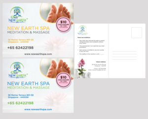 Postcard Design by LeonFX for New Earth Spa | Design: #13321869
